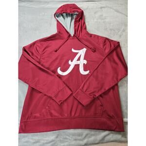 University of Alabama Crimson Tide Hoodie Mens 2XL Red Embroidered Logo College